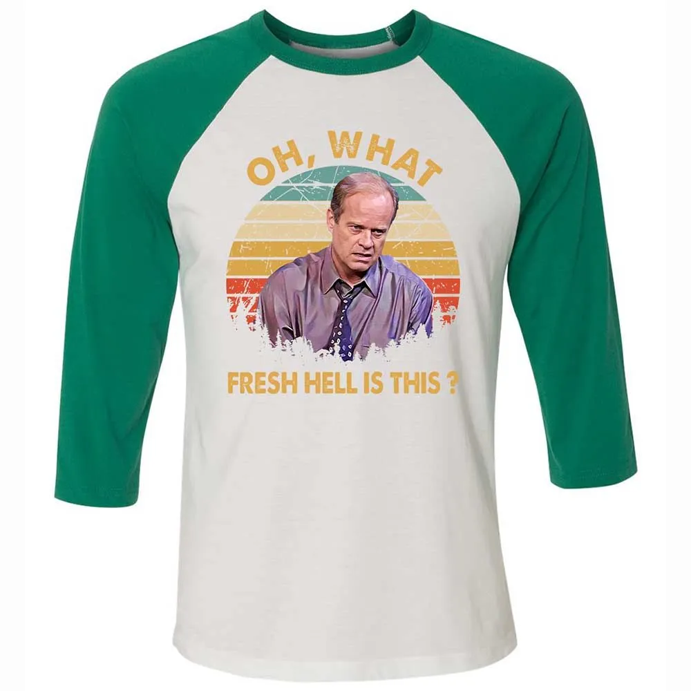 Oh What Fresh Hell Is This - White/Kelly - 6