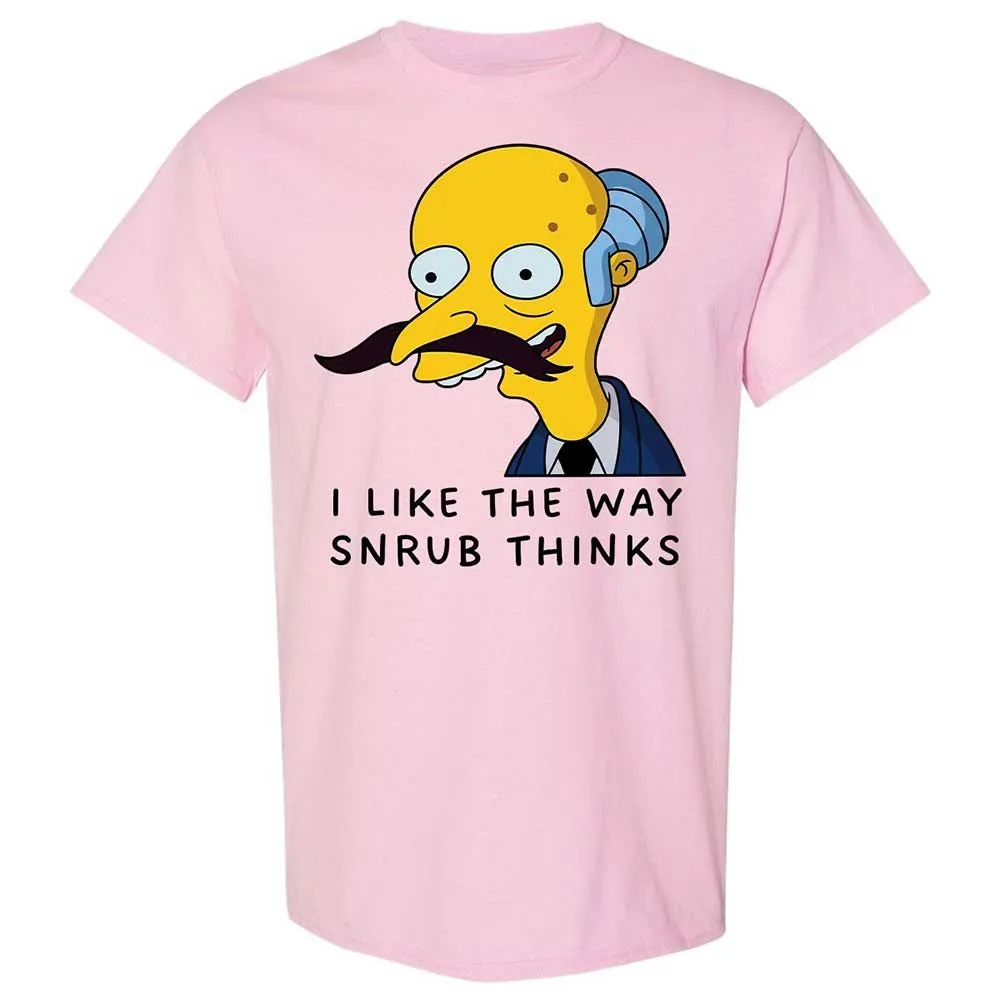 I Like the Way Snrub Thinks - Light Pink - 5