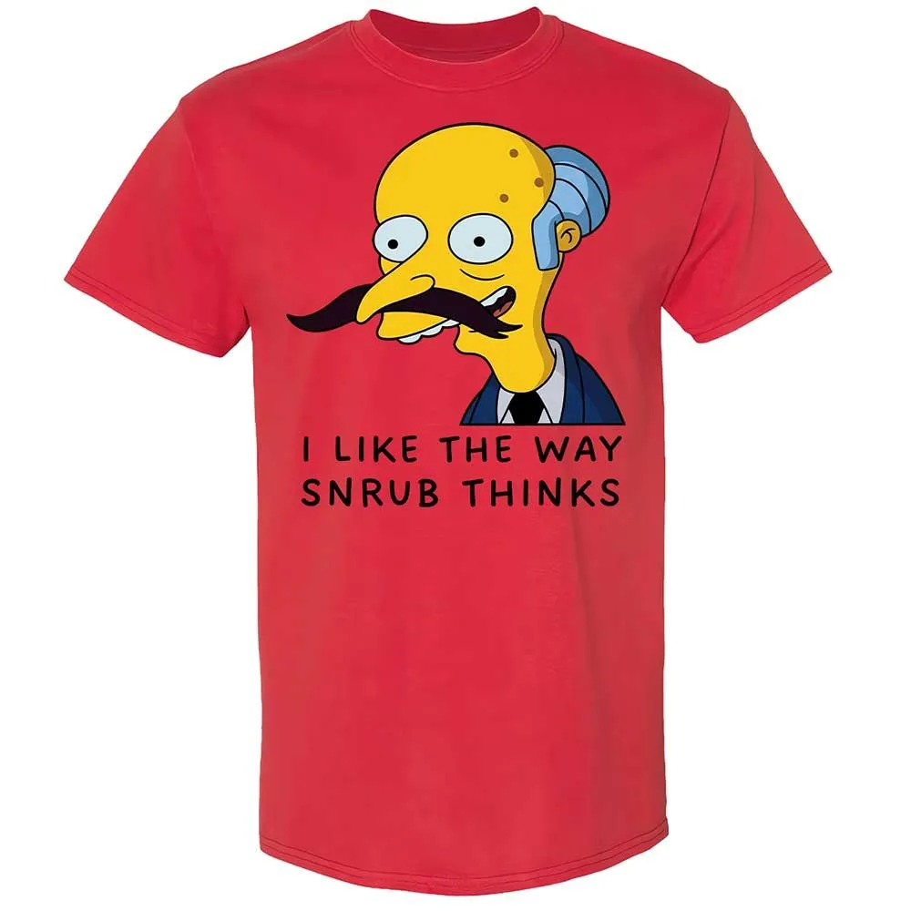 I Like the Way Snrub Thinks - Red - 8