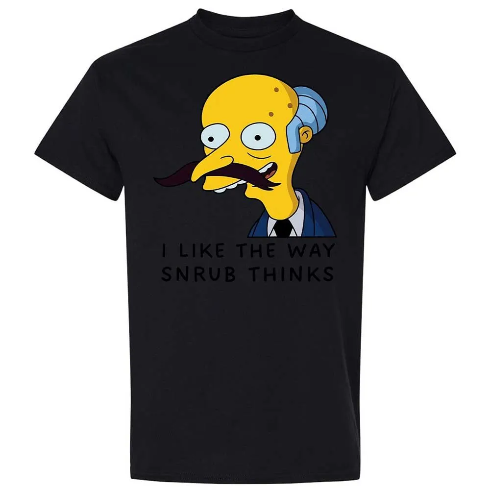 I Like the Way Snrub Thinks - Black - 15