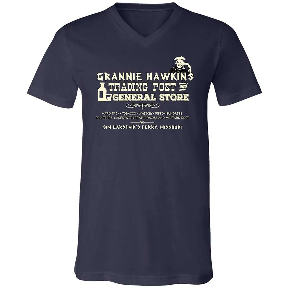 Unisex V-Neck T-Shirt - R5UV1FPN - Navy - 2