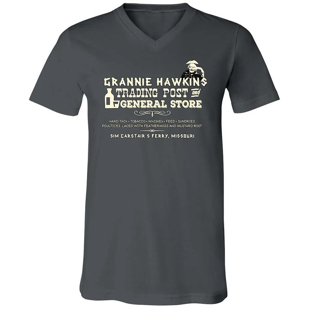 Unisex V-Neck T-Shirt - R5UV1FPN - Asphalt - 13