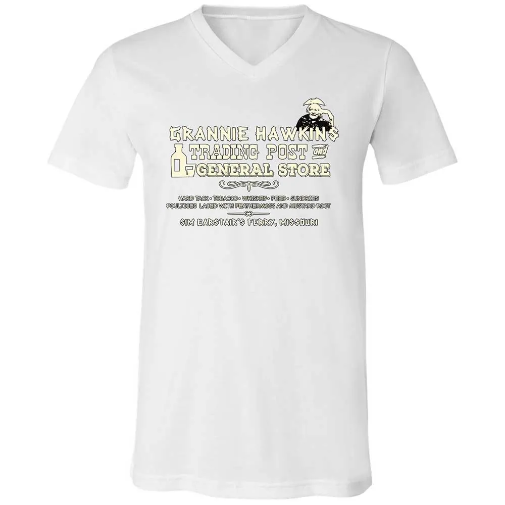 Unisex V-Neck T-Shirt - R5UV1FPN - White - 16