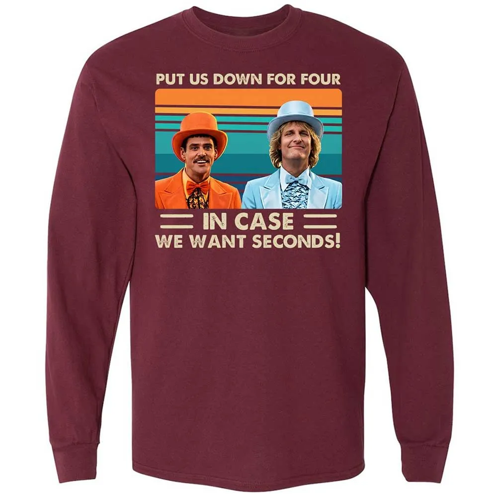 Long Sleeve T-Shirt - 96N24RCD - Maroon - 6