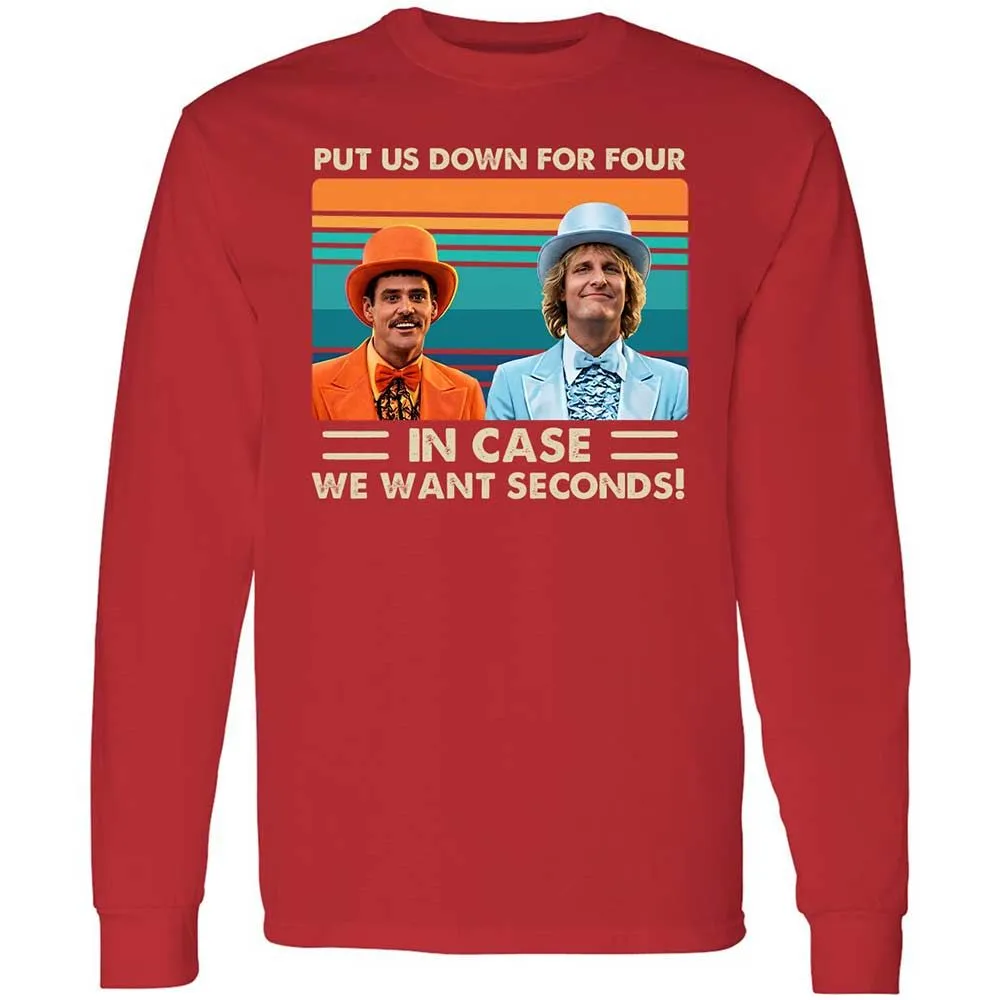 Long Sleeve T-Shirt - 96N24RCD - Red - 11