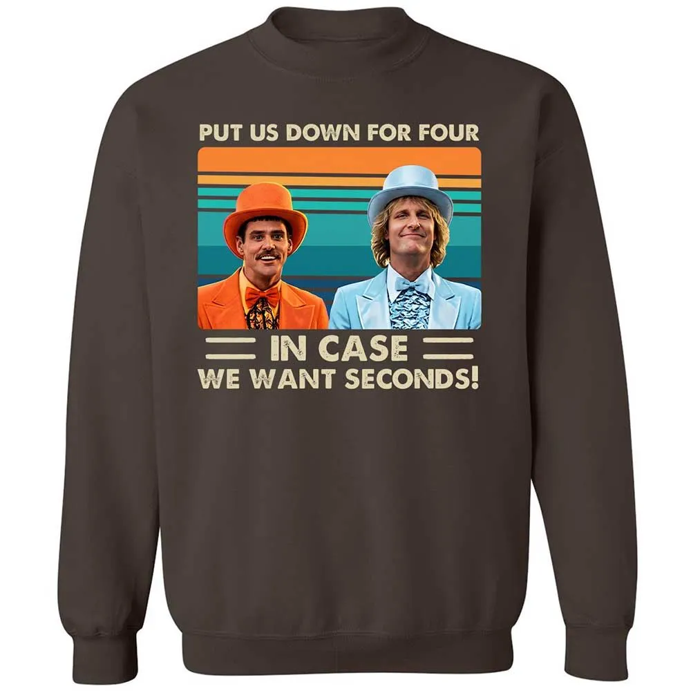 Classic Unisex Sweatshirt - UX7SL856 - Dark Chocolate - 4
