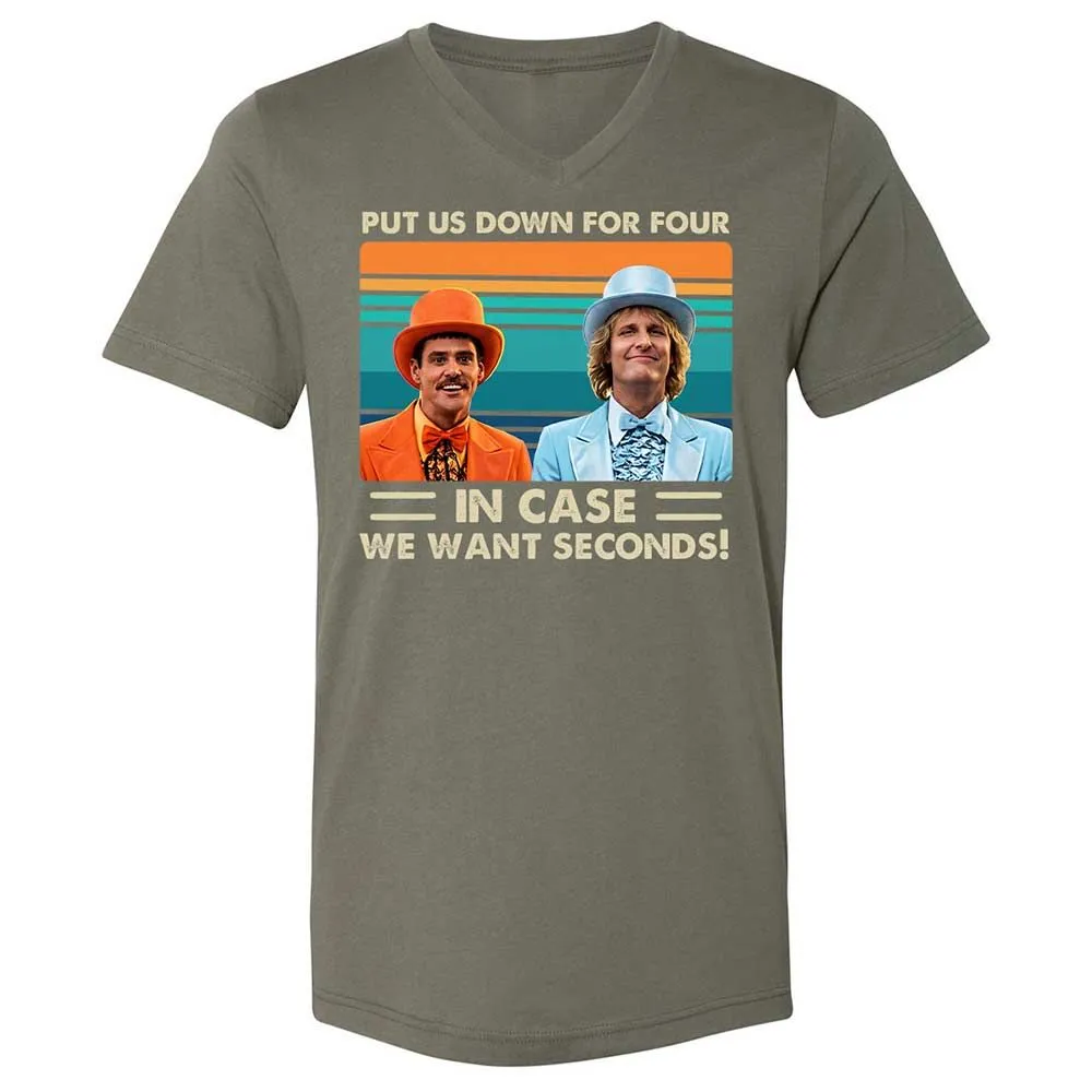 Unisex V-Neck T-Shirt - ARH4ME5V - Military Green - 11