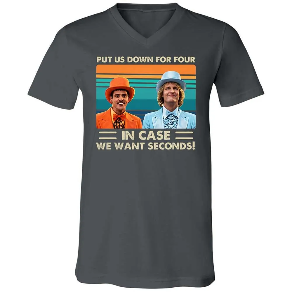 Unisex V-Neck T-Shirt - ARH4ME5V - Asphalt - 13