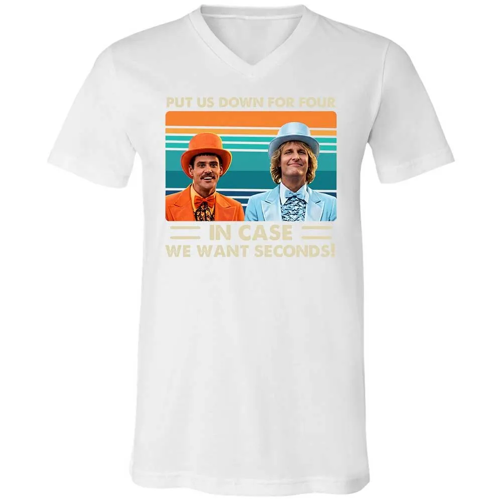 Unisex V-Neck T-Shirt - ARH4ME5V - White - 16