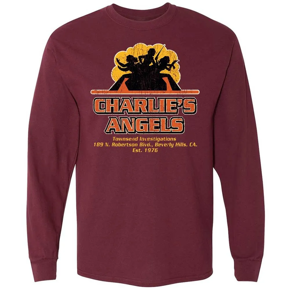 Long Sleeve T-Shirt - 5YRG9L6G - Maroon - 6