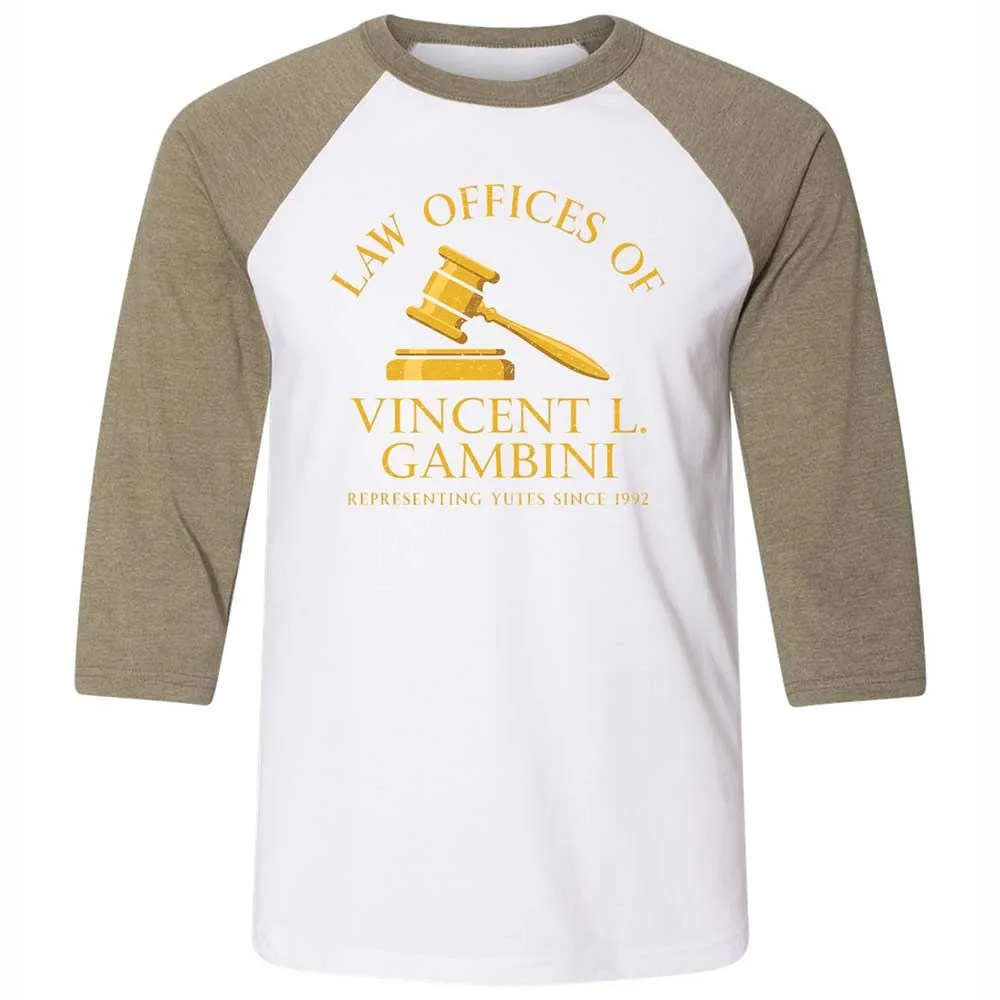 Unisex 3/4 Baseball Tee - KKH6J5LP - White/Heather Olive - 4