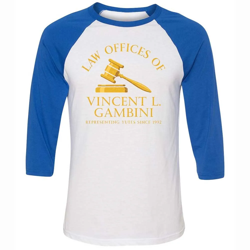 Unisex 3/4 Baseball Tee - KKH6J5LP - White/True Royal - 10