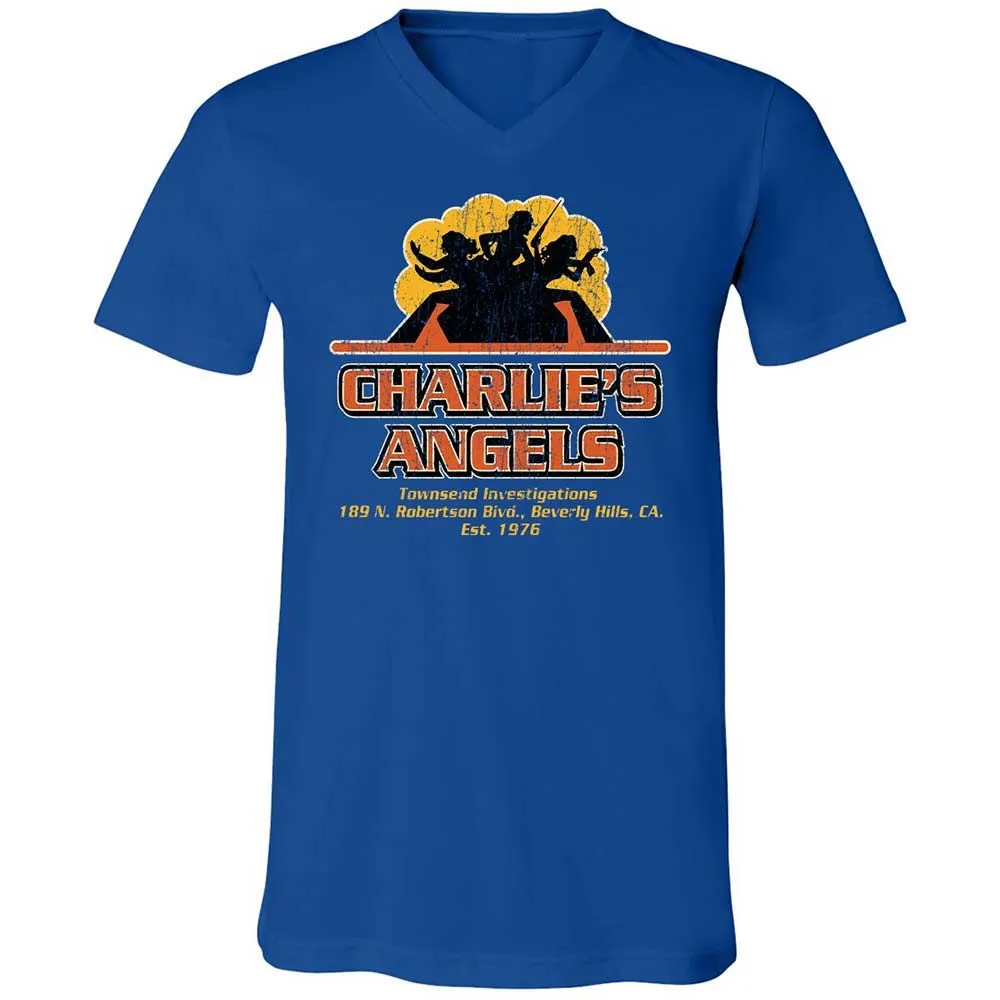 Unisex V-Neck T-Shirt - LRLC1GB7 - True Royal - 4