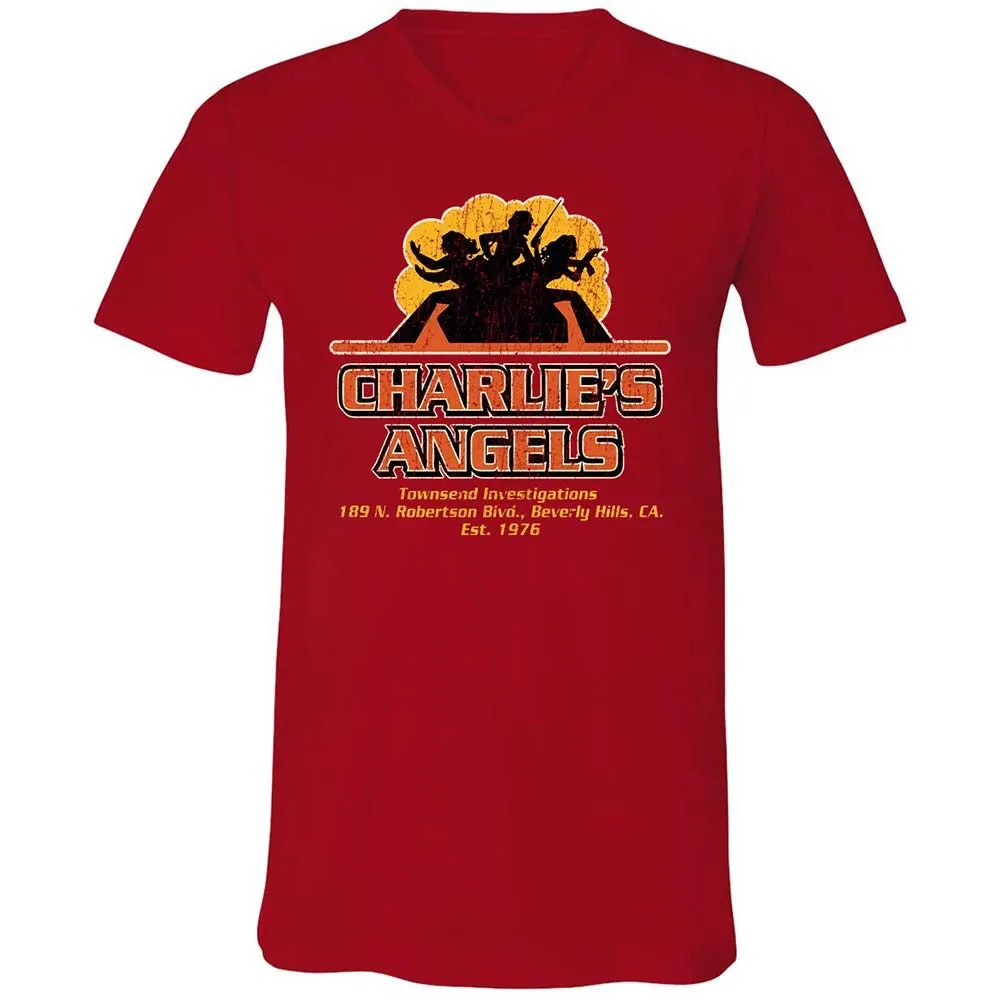 Unisex V-Neck T-Shirt - LRLC1GB7 - Red - 6
