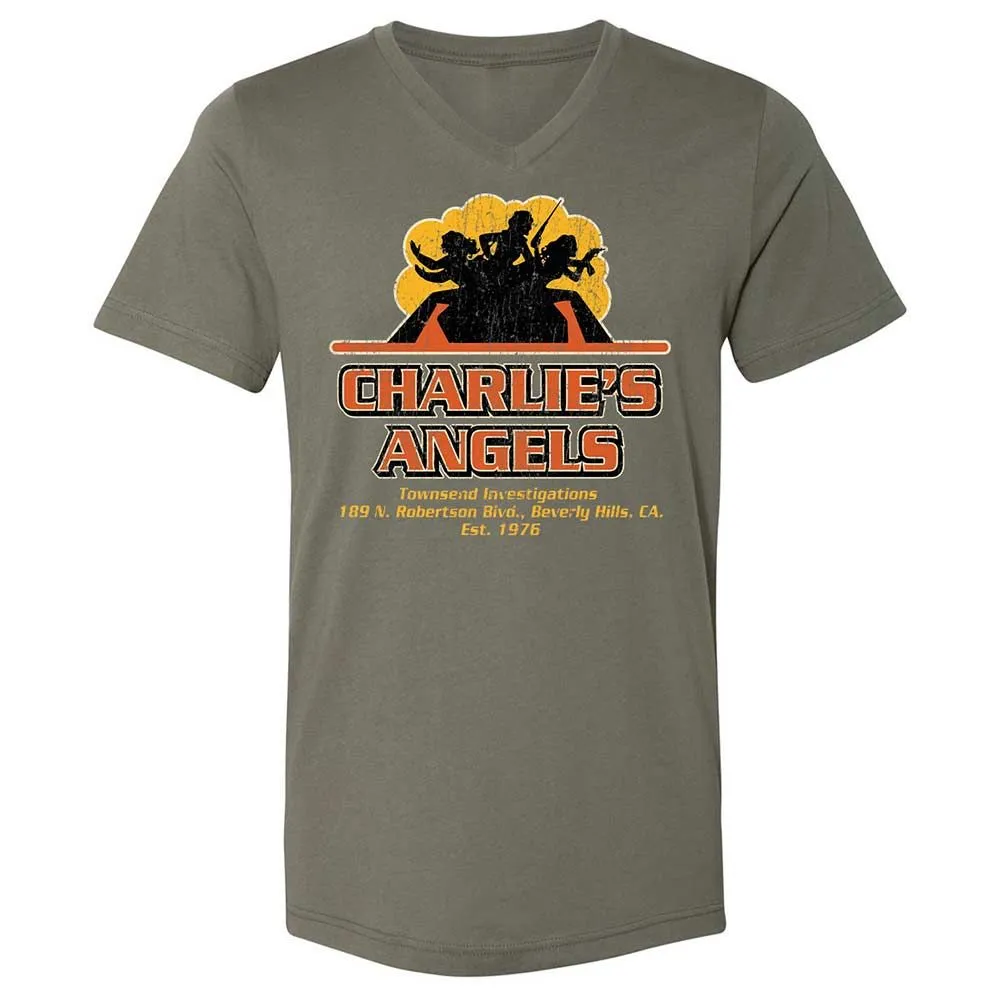 Unisex V-Neck T-Shirt - LRLC1GB7 - Military Green - 11