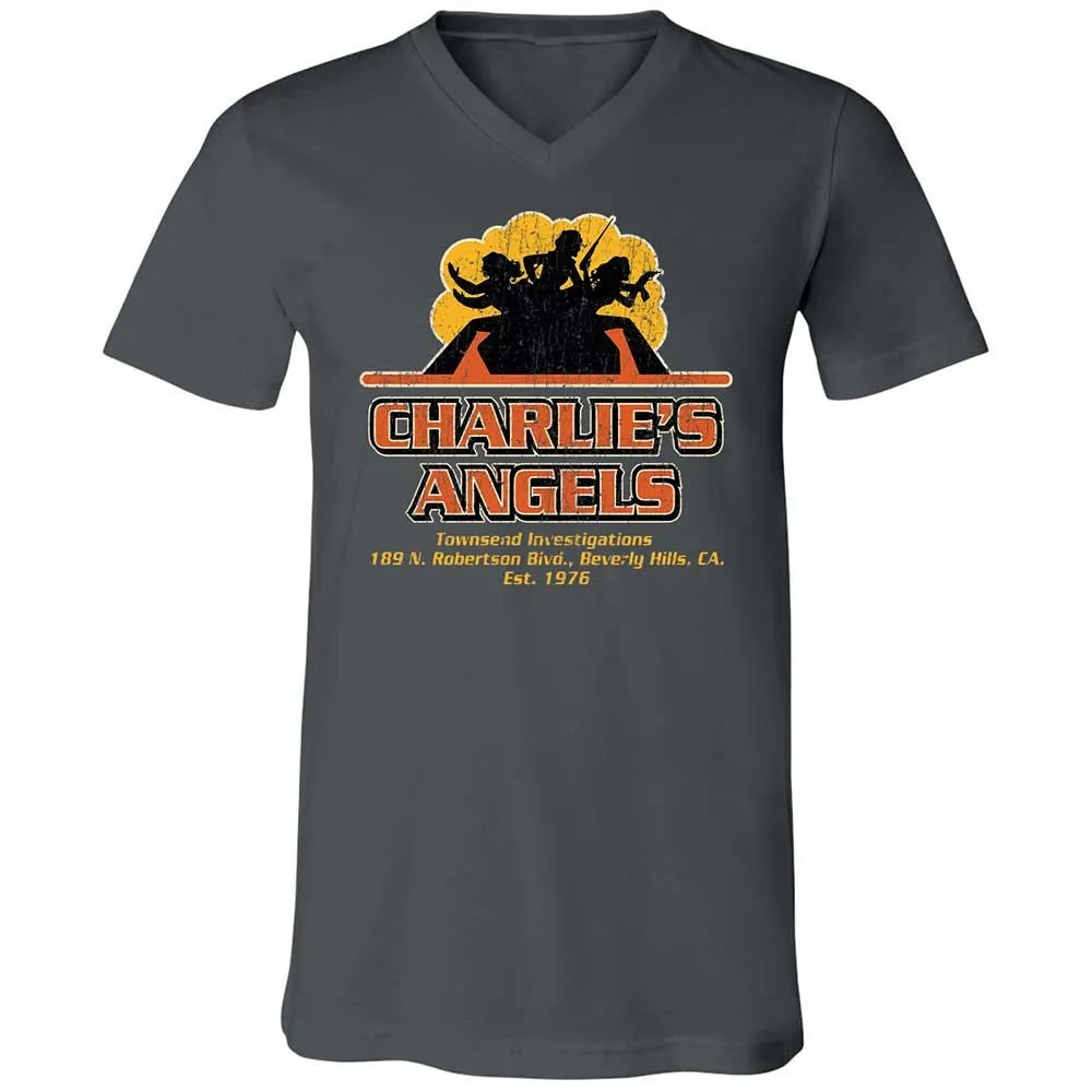 Unisex V-Neck T-Shirt - LRLC1GB7 - Asphalt - 13