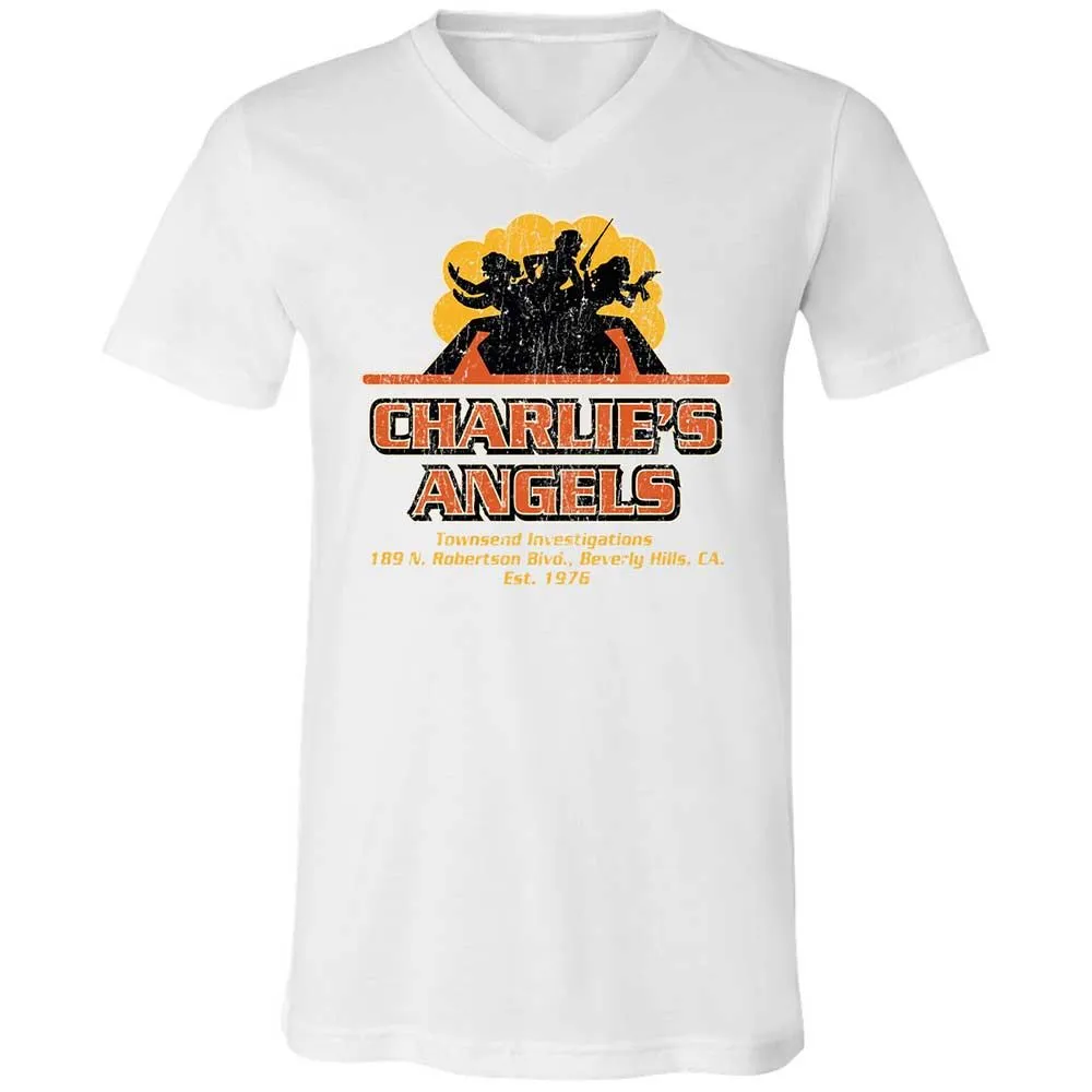 Unisex V-Neck T-Shirt - LRLC1GB7 - White - 16