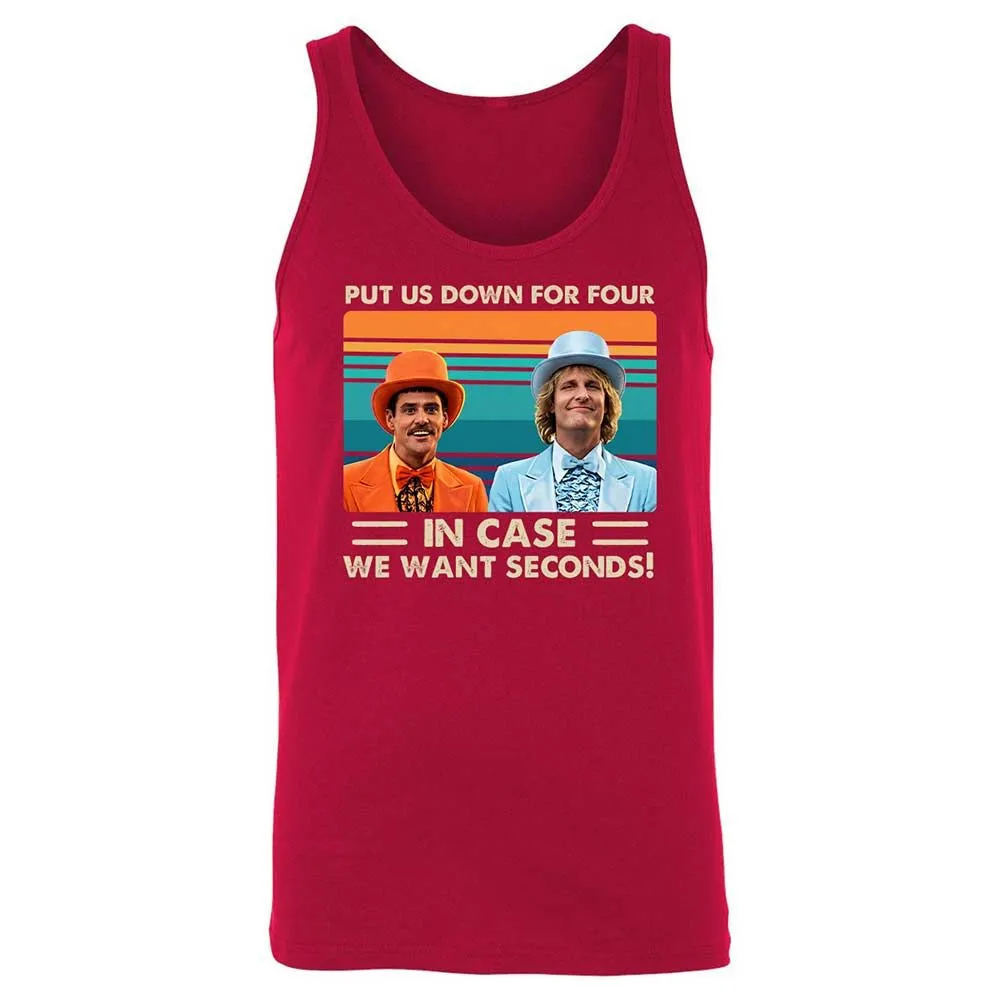 Unisex Jersey Tank - QQ3TM5U2 - Red - 6