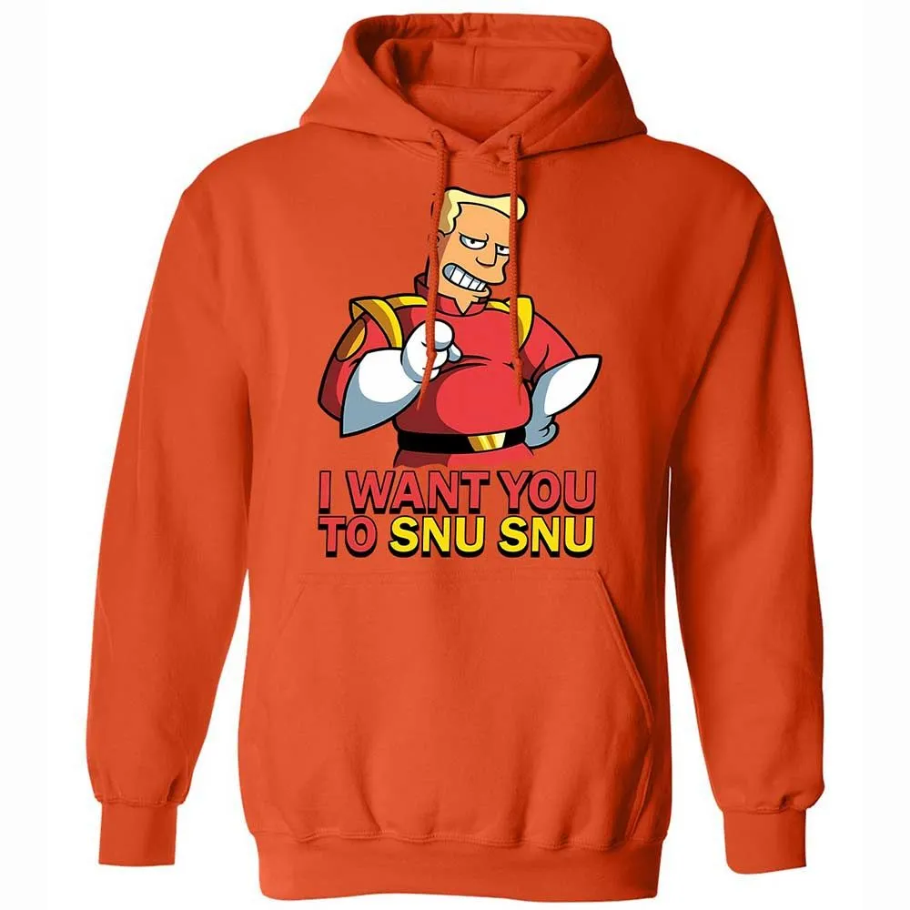 Classic Unisex Hoodie - BUMWNBCK - Orange - 12