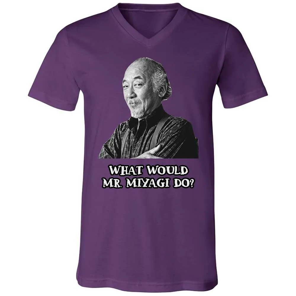 Unisex V-Neck T-Shirt - UKRZ7AXC - Team Purple - 10