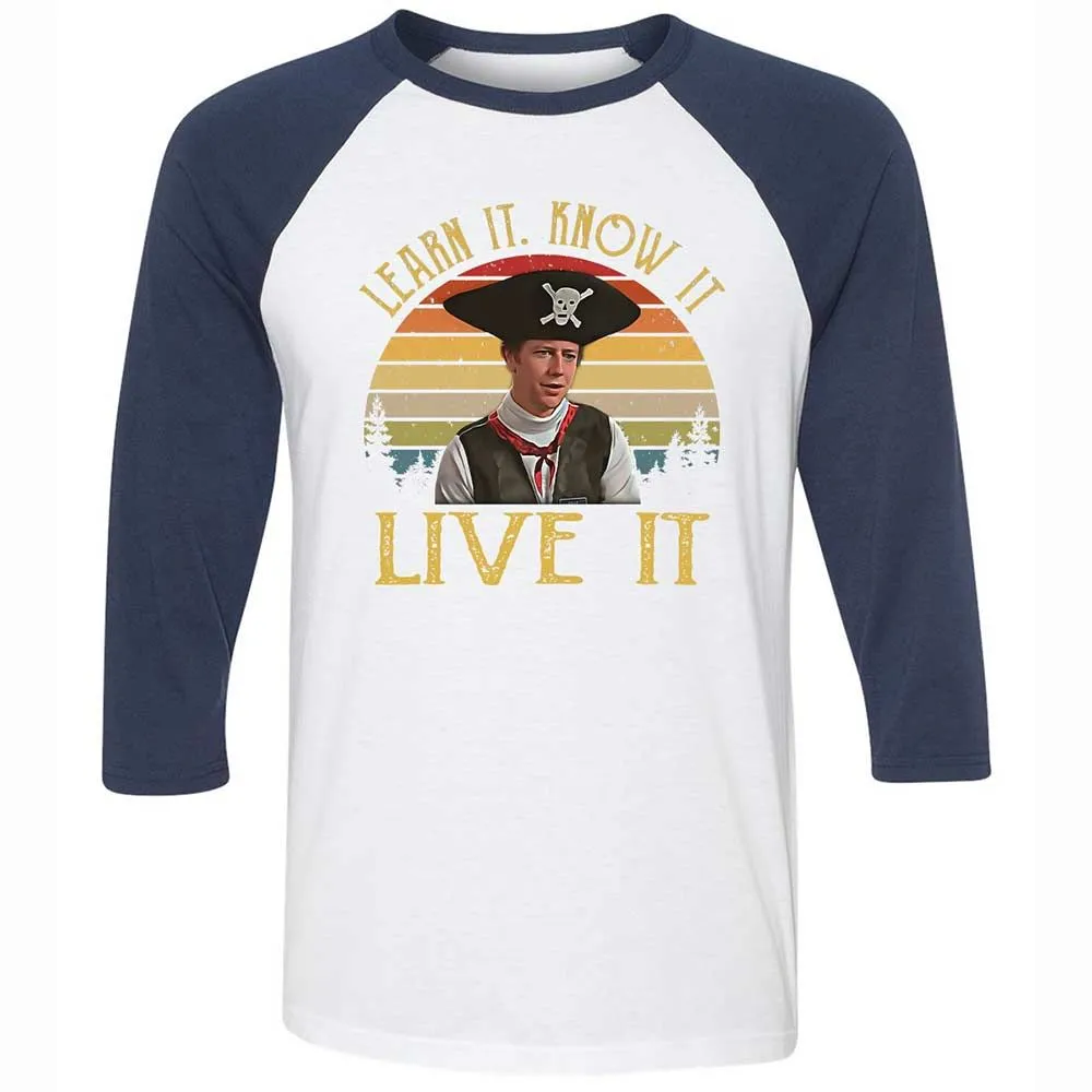 Unisex 3/4 Baseball Tee - SA92MQD9 - White/Navy - 8