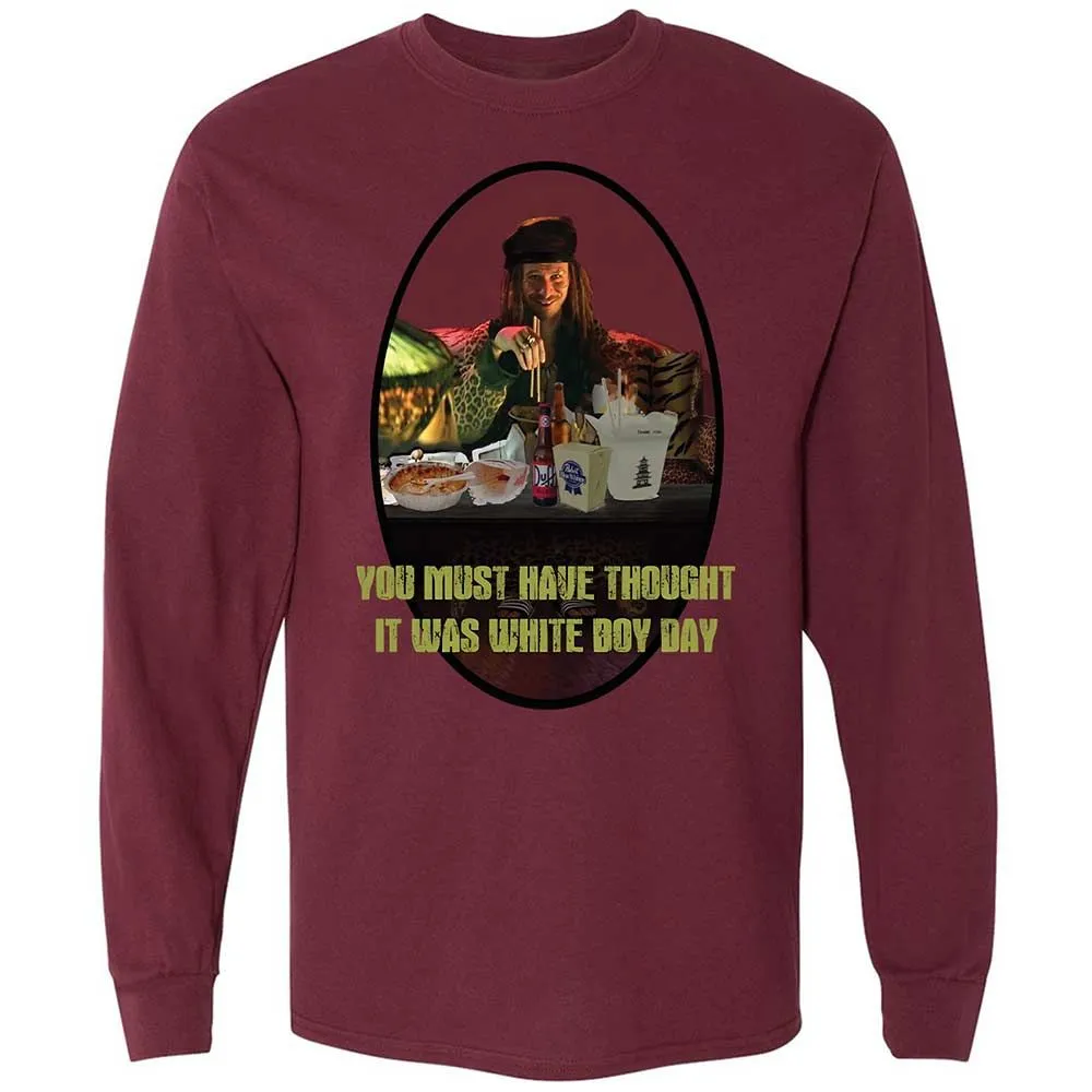 Long Sleeve T-Shirt - 7ZVUAPQF - Maroon - 6