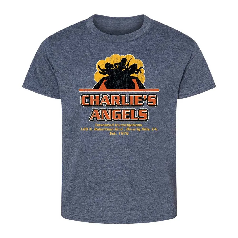Kids T-Shirt - SMEKAEUS - Heather Navy - 9
