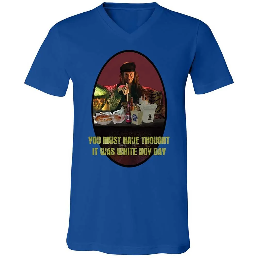 Unisex V-Neck T-Shirt - KWL4XA13 - True Royal - 4