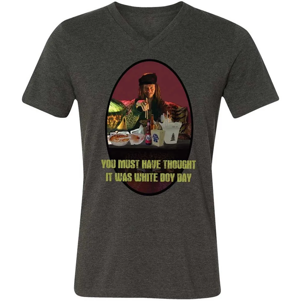 Unisex V-Neck T-Shirt - KWL4XA13 - Dark Grey Heather - 9