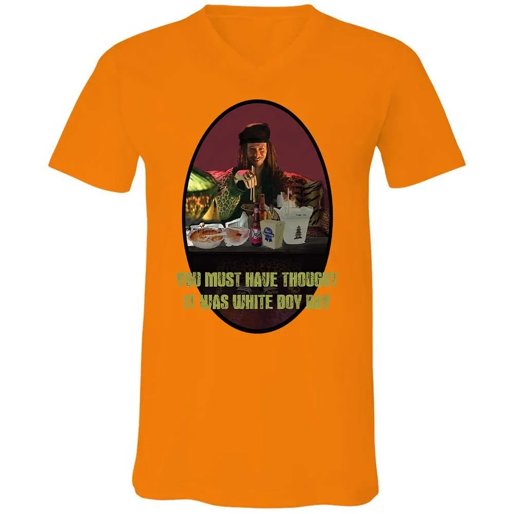 Unisex V-Neck T-Shirt - KWL4XA13 - Orange - 12