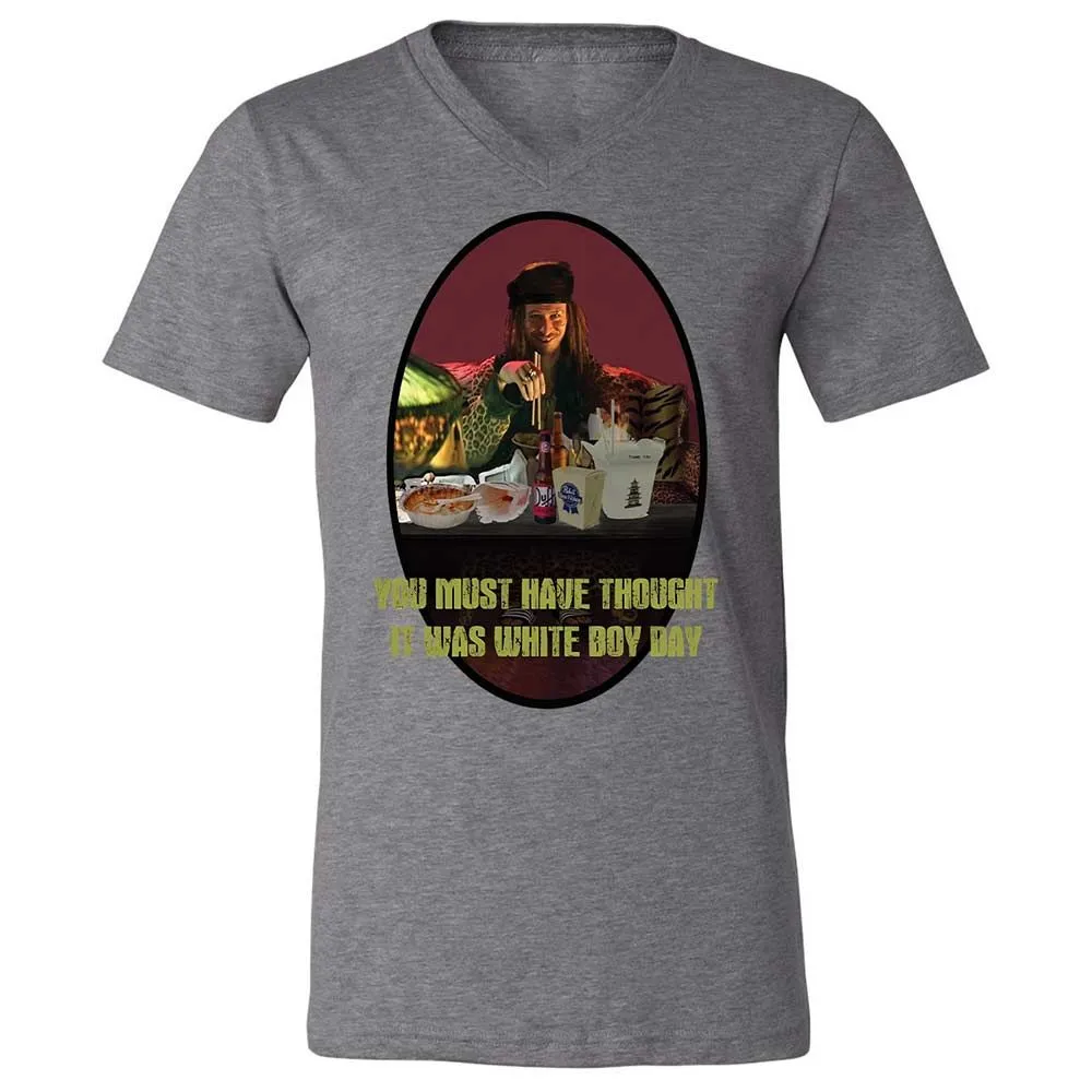 Unisex V-Neck T-Shirt - KWL4XA13 - Deep Heather - 14