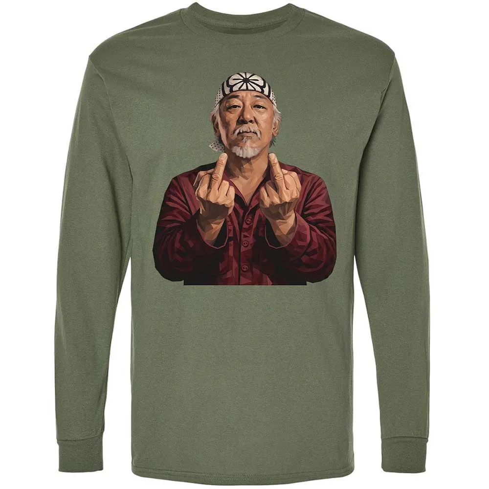 Long Sleeve T-Shirt - E5JKNUR6 - Military Green - 9