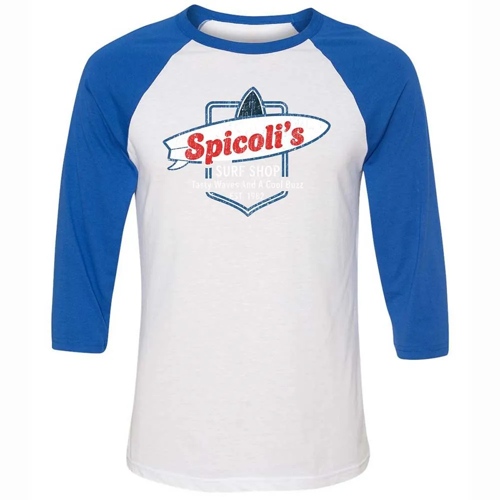 Unisex 3/4 Baseball Tee - SKS4PZQK - White/True Royal - 10