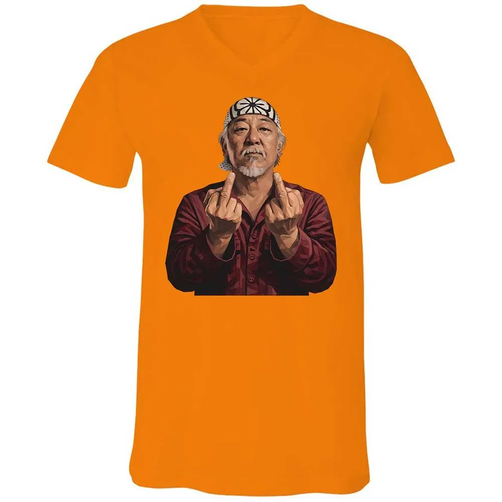 Unisex V-Neck T-Shirt - JS1MAWGU - Orange - 12