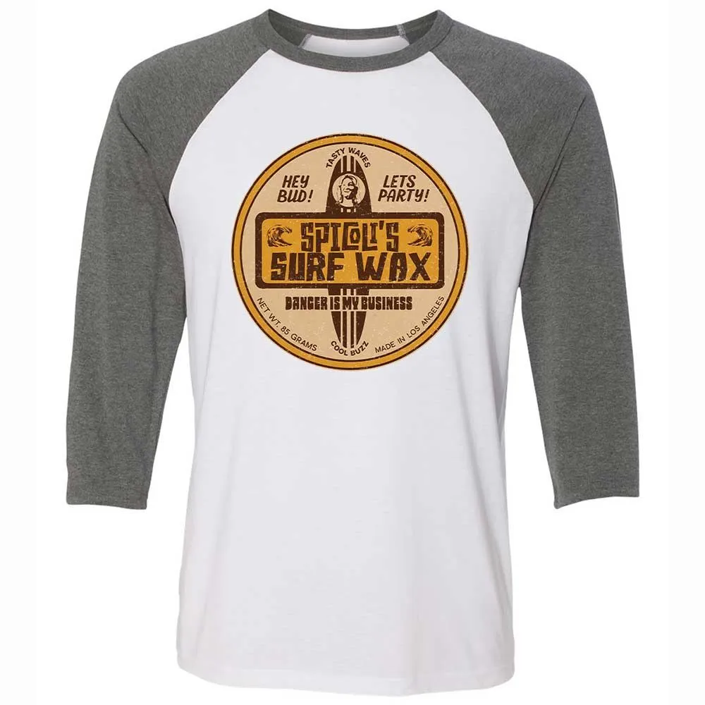 Unisex 3/4 Baseball Tee - Q3DE6R3Z - White/Deep Heather - 11