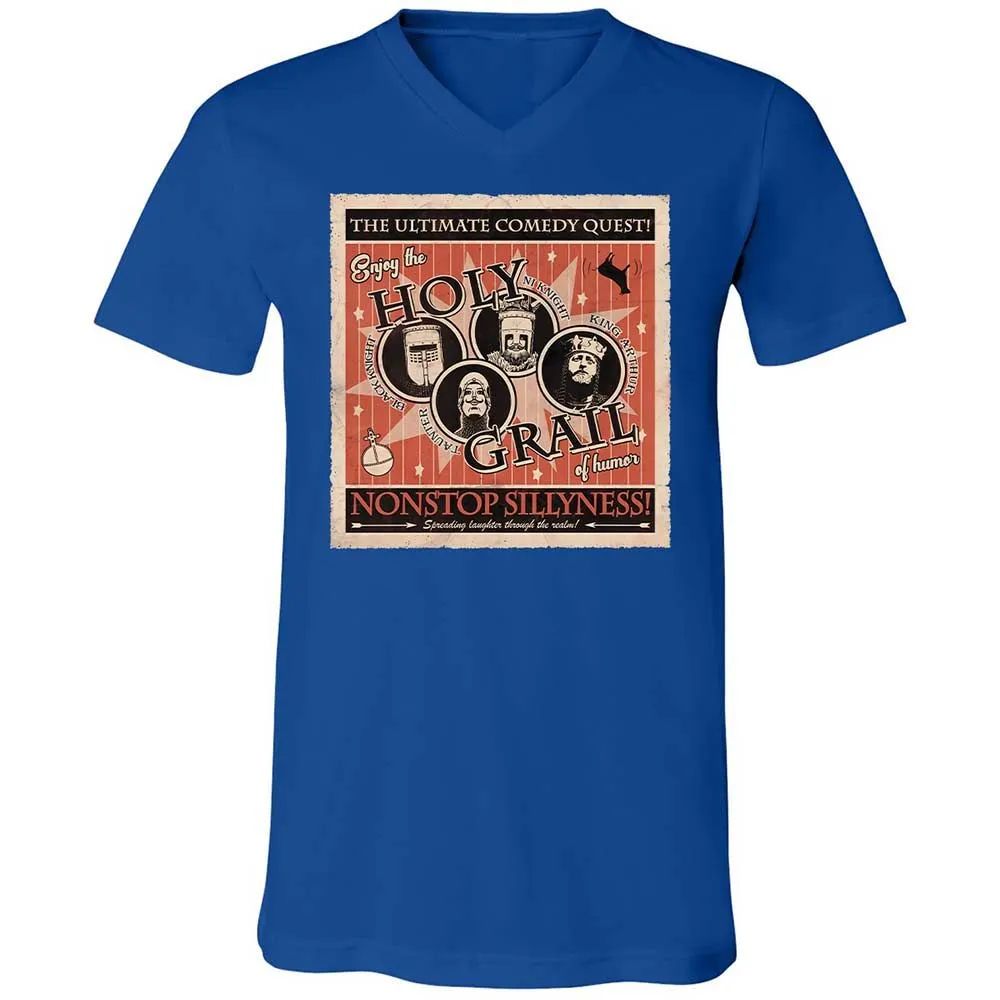 Unisex V-Neck T-Shirt - WCD7Z3N3 - True Royal - 4