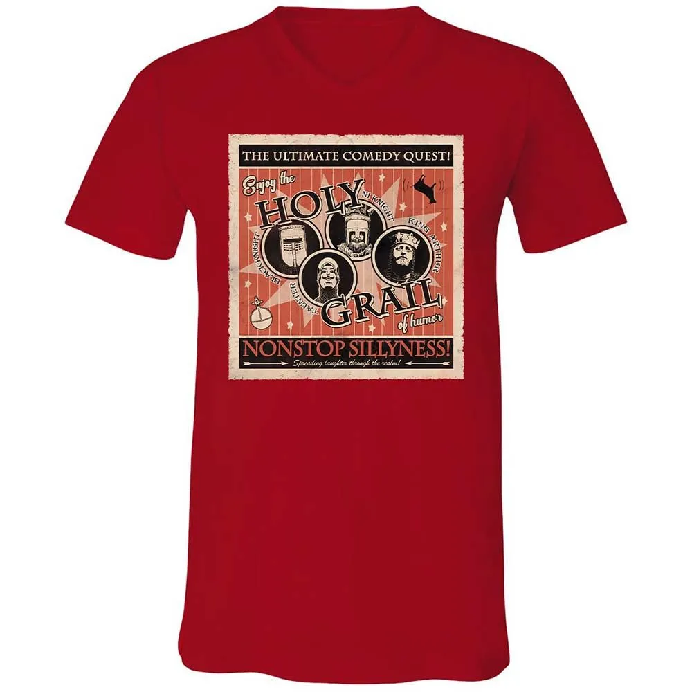 Unisex V-Neck T-Shirt - WCD7Z3N3 - Red - 6