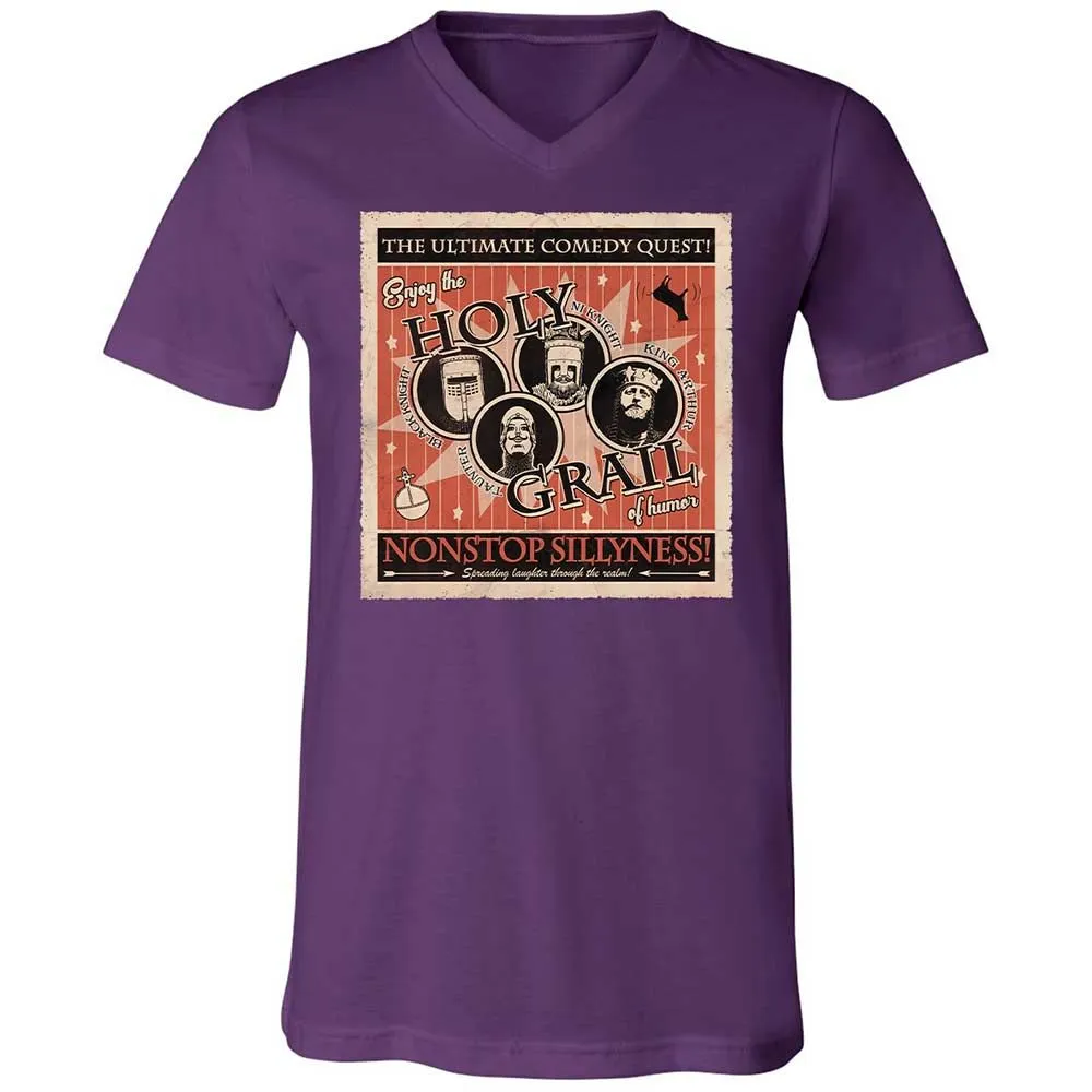 Unisex V-Neck T-Shirt - WCD7Z3N3 - Team Purple - 10