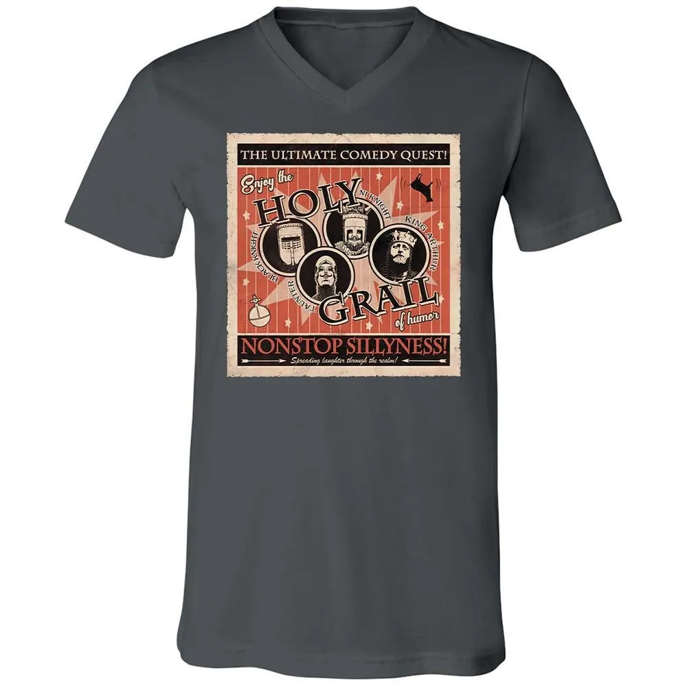 Unisex V-Neck T-Shirt - WCD7Z3N3 - Asphalt - 13