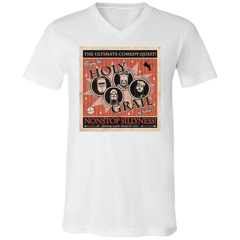 Unisex V-Neck T-Shirt - WCD7Z3N3 - White - 16