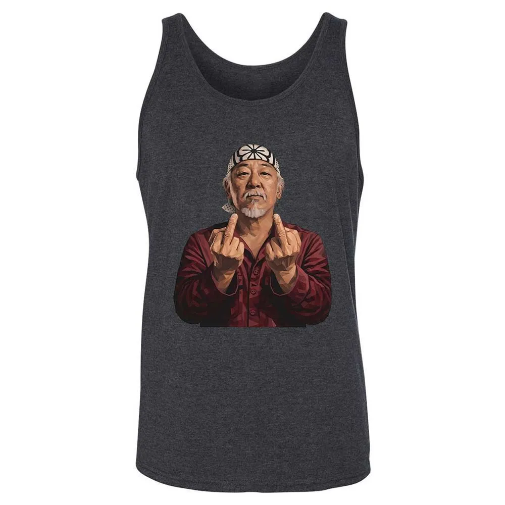 Unisex Jersey Tank - R8R5GDH8 - Dark Grey Heather - 5