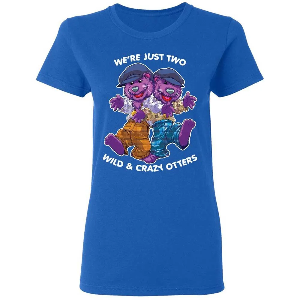 Two wild & crazy otters - Royal - 3