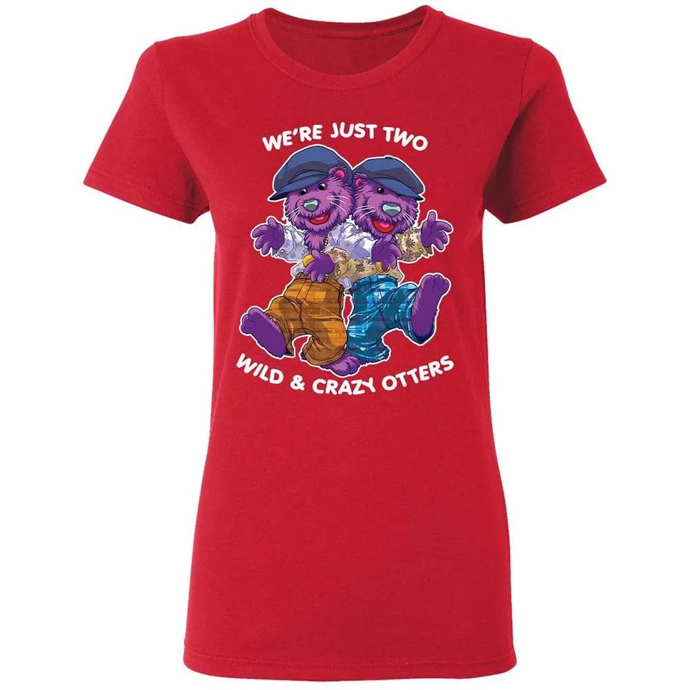 Two wild & crazy otters - Red - 9