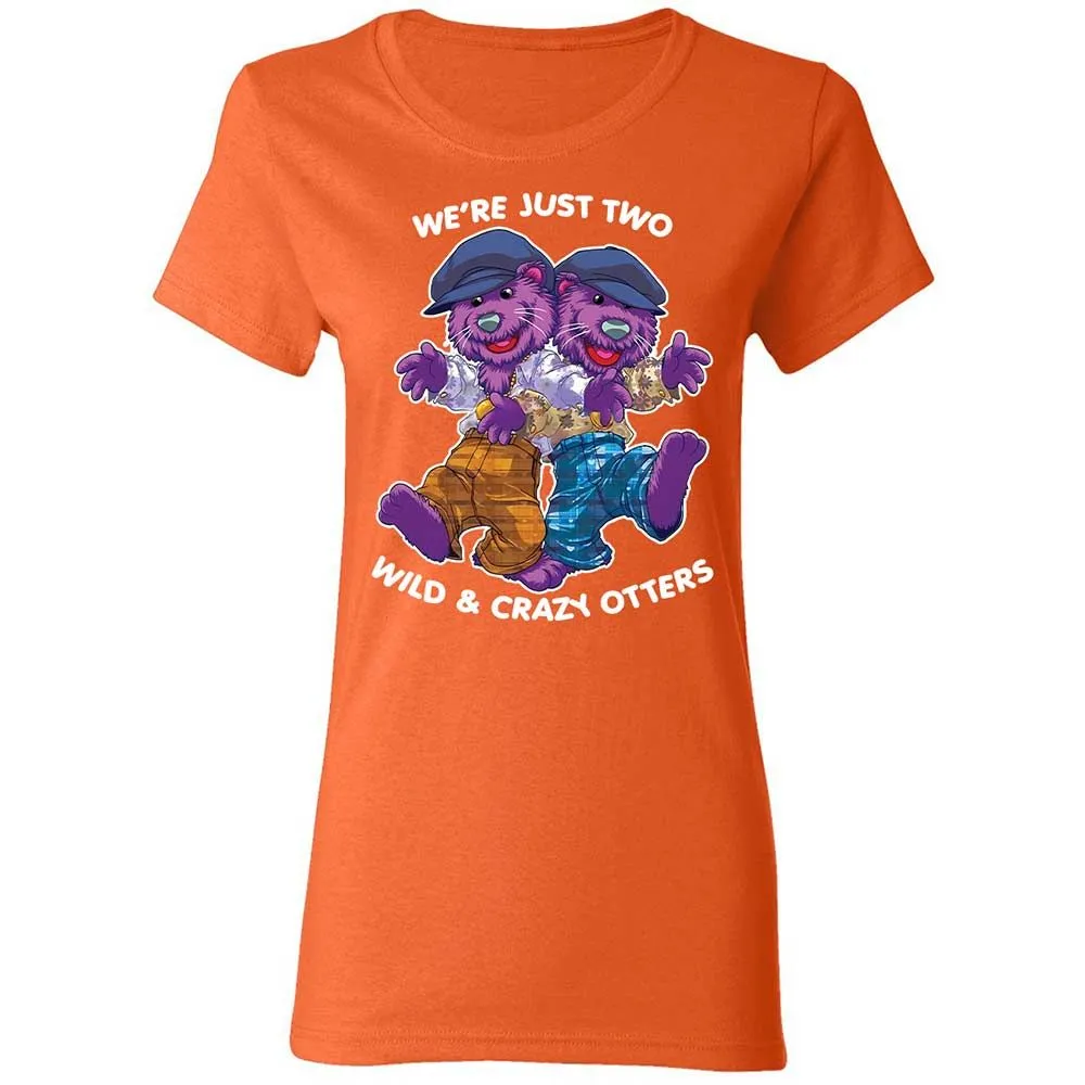 Two wild & crazy otters - Orange - 12
