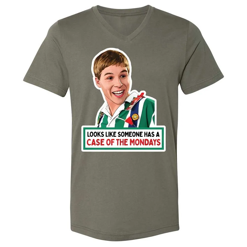 Unisex V-Neck T-Shirt - 7FD8VSW6 - Military Green - 11
