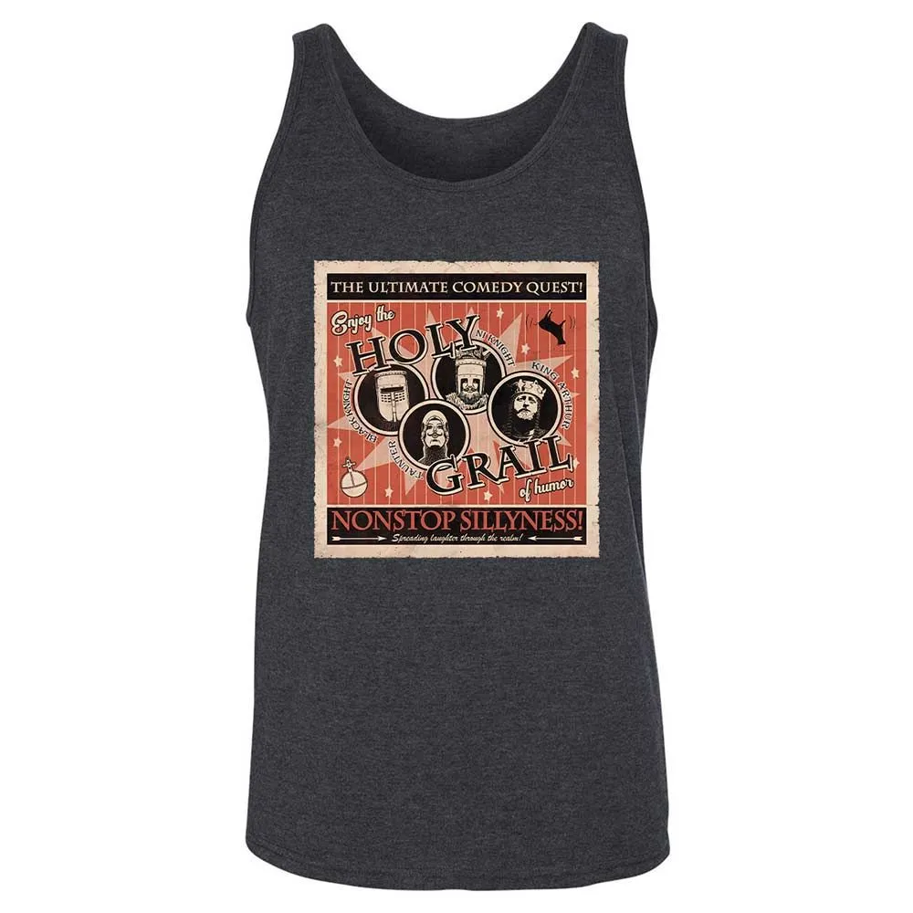 Unisex Jersey Tank - GVLEUX77 - Dark Grey Heather - 5