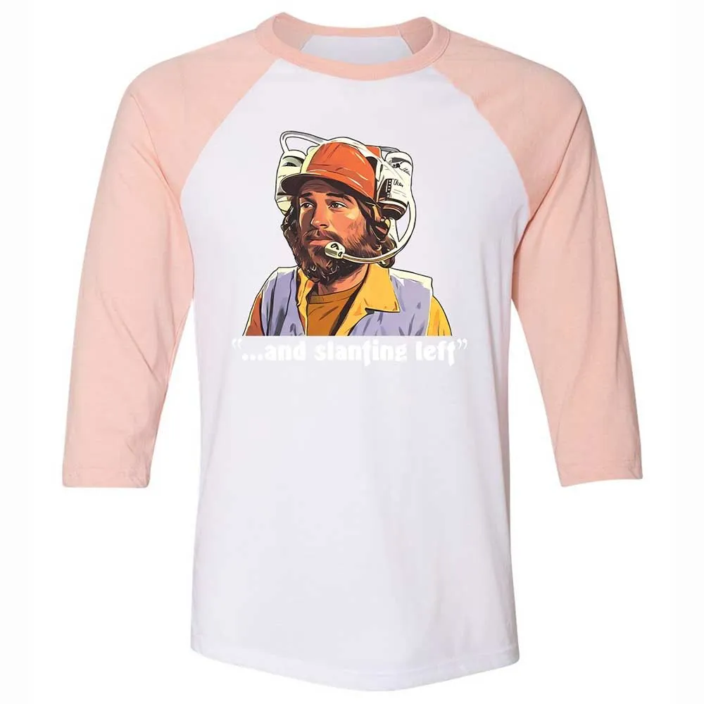Unisex 3/4 Baseball Tee - Z16CYQY3 - White/Heather Peach - 5