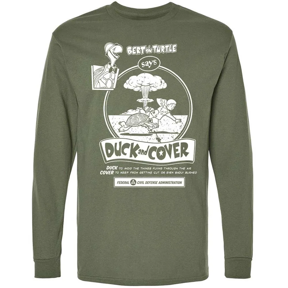 Long Sleeve T-Shirt - XMTVZS2G - Military Green - 9