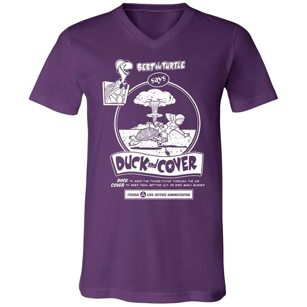 Unisex V-Neck T-Shirt - 2VA6L91B - Team Purple - 10