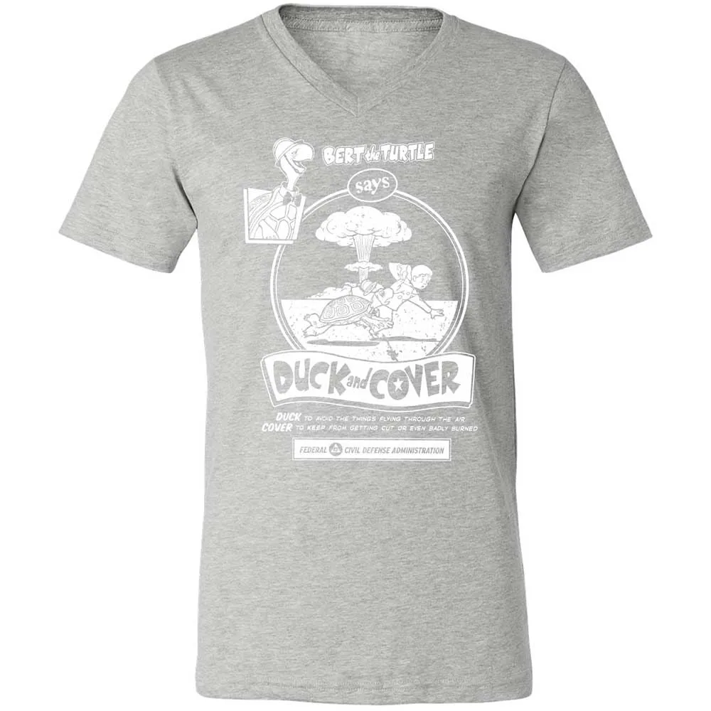 Unisex V-Neck T-Shirt - 2VA6L91B - Athletic Heather - 15